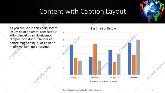 Content with Caption presentation slide layout