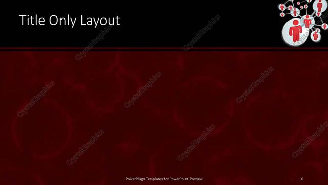 Title Only presentation slide layout