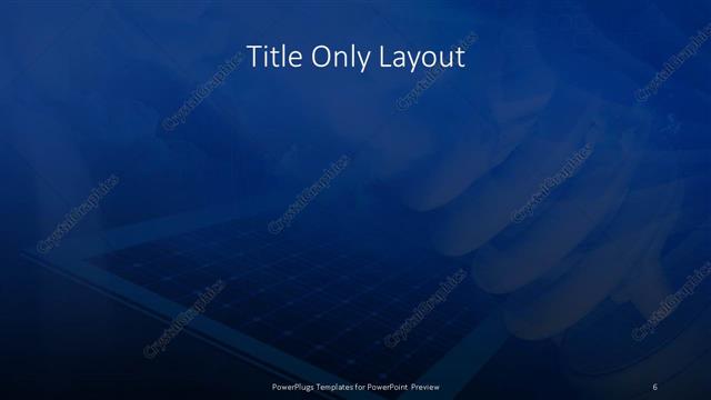 Title Only presentation slide layout