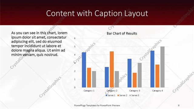 Content with Caption presentation slide layout
