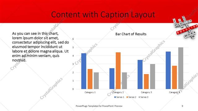 Content with Caption presentation slide layout