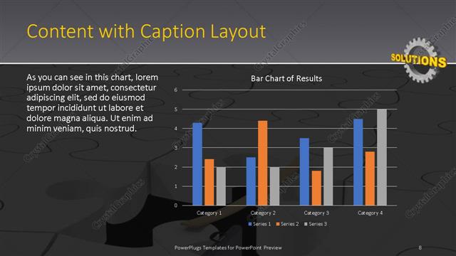Content with Caption presentation slide layout