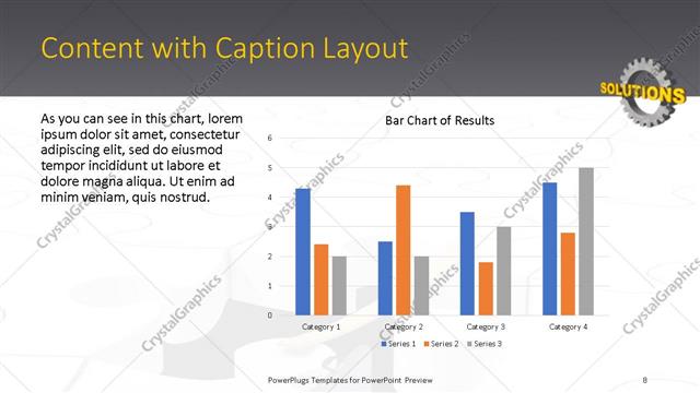 Content with Caption presentation slide layout