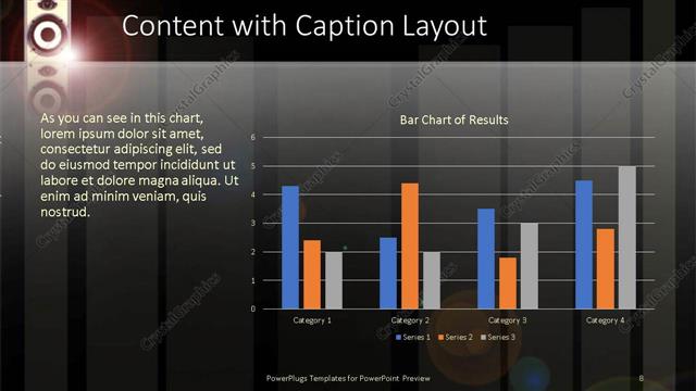 Content with Caption presentation slide layout