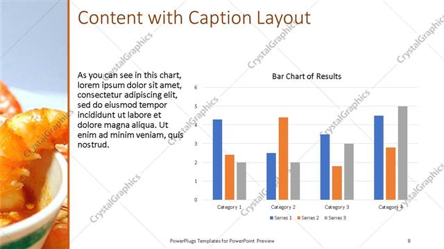 Content with Caption presentation slide layout