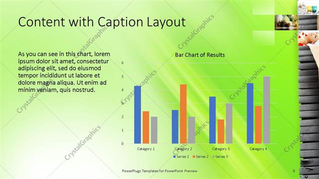 Content with Caption presentation slide layout