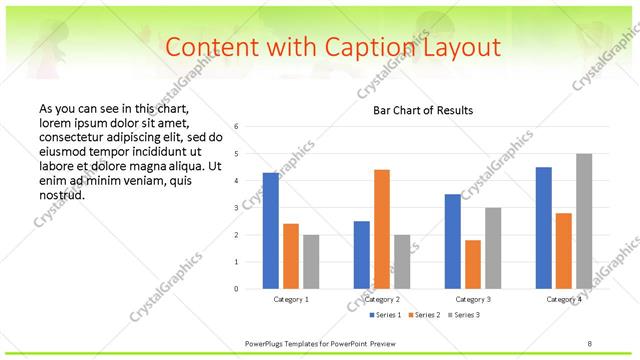 Content with Caption presentation slide layout
