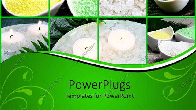  Presentation with spa - Spa setting, tea light candles, bath salts