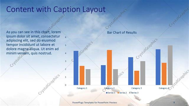 Content with Caption presentation slide layout