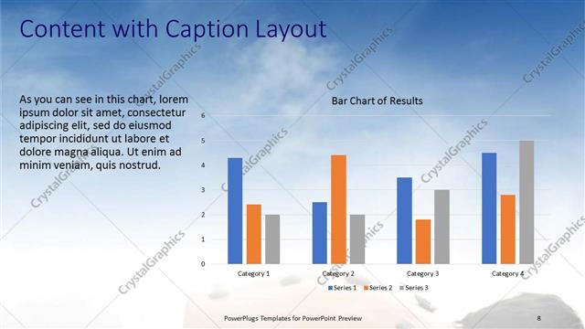 Content with Caption presentation slide layout