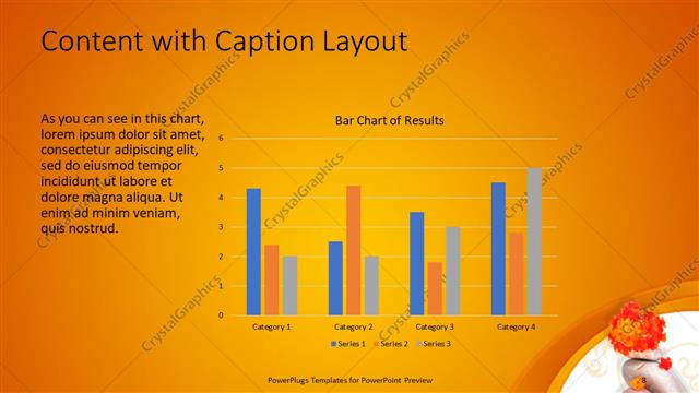 Content with Caption presentation slide layout