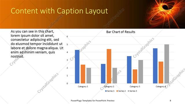 Content with Caption presentation slide layout