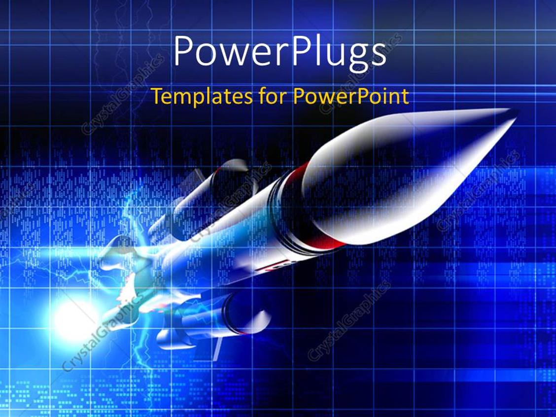 powerpoint-template-a-space-rocket-with-bluish-background-25412