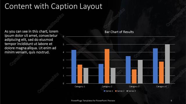 Content with Caption presentation slide layout