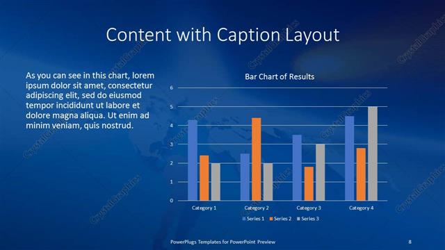 Content with Caption presentation slide layout