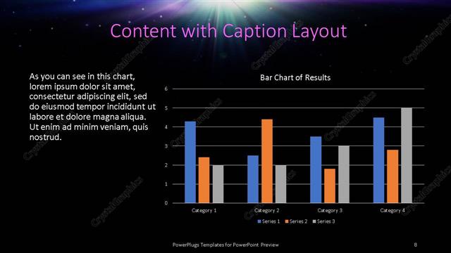Content with Caption presentation slide layout