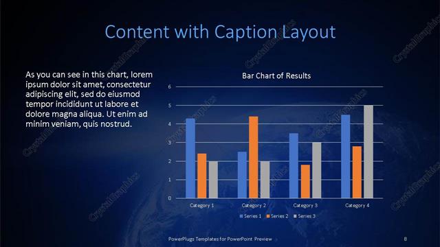 Content with Caption presentation slide layout