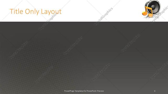 Title Only presentation slide layout