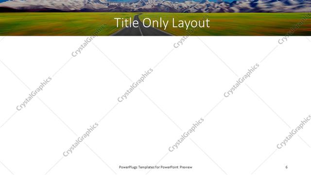 Title Only presentation slide layout