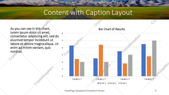 Content with Caption presentation slide layout
