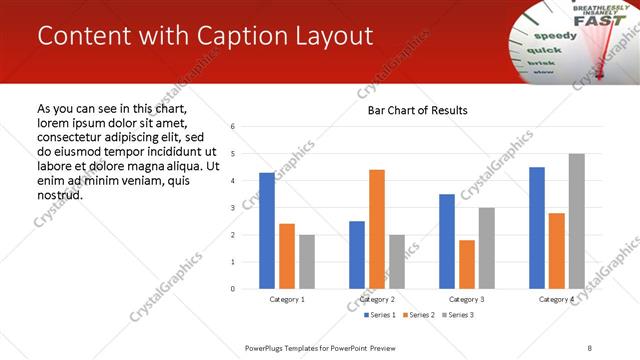Content with Caption presentation slide layout
