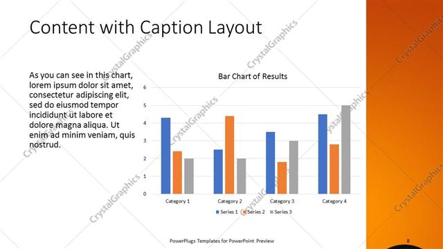Content with Caption presentation slide layout
