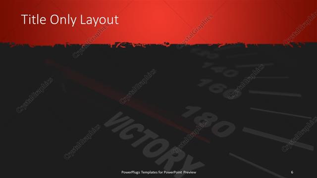 Title Only presentation slide layout