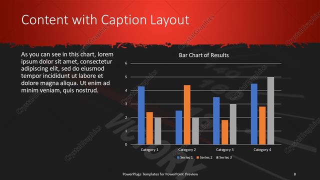 Content with Caption presentation slide layout