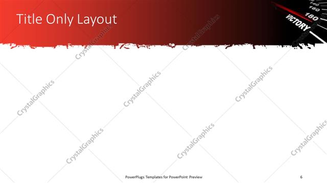 Title Only presentation slide layout