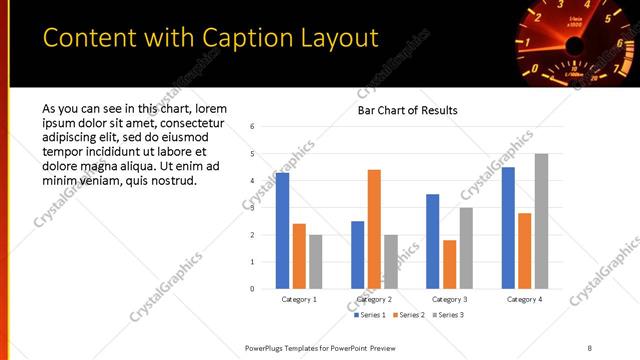 Content with Caption presentation slide layout