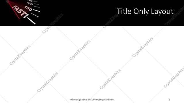 Title Only presentation slide layout