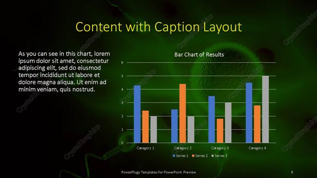 Content with Caption presentation slide layout