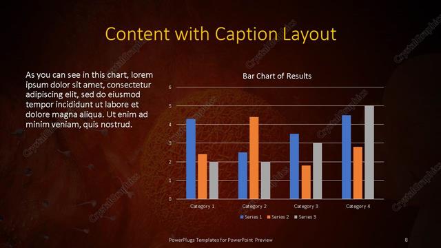 Content with Caption presentation slide layout