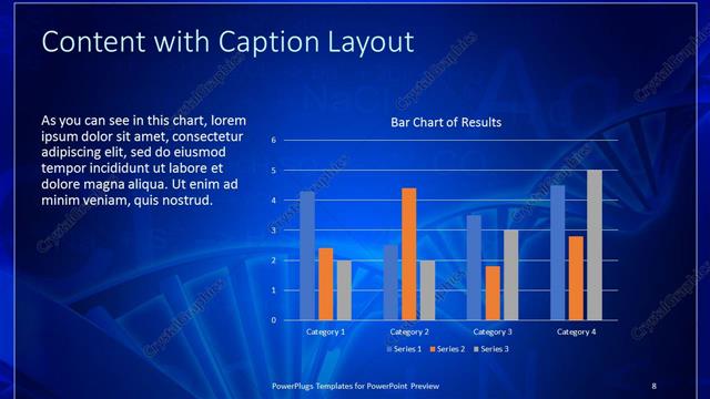Content with Caption presentation slide layout