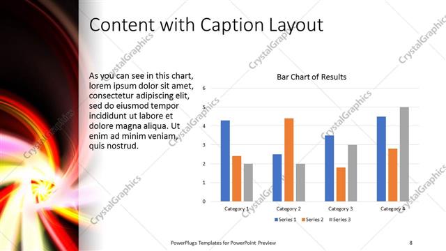 Content with Caption presentation slide layout