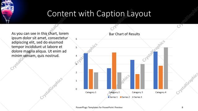 Content with Caption presentation slide layout