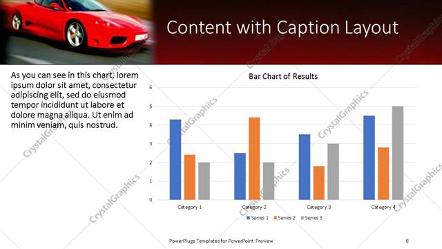 Content with Caption presentation slide layout