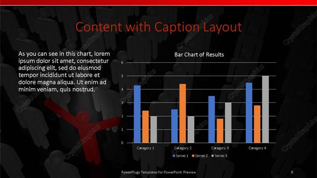 Content with Caption presentation slide layout