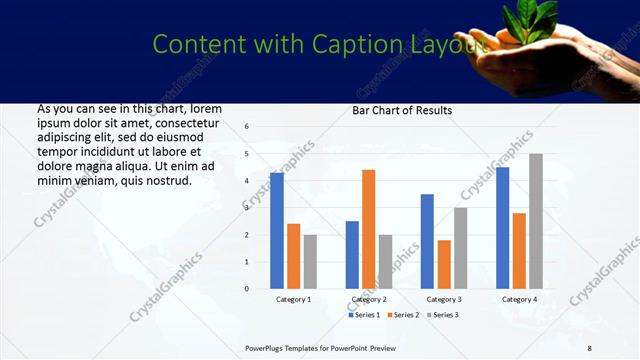 Content with Caption presentation slide layout