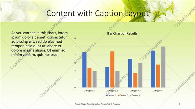 Content with Caption presentation slide layout