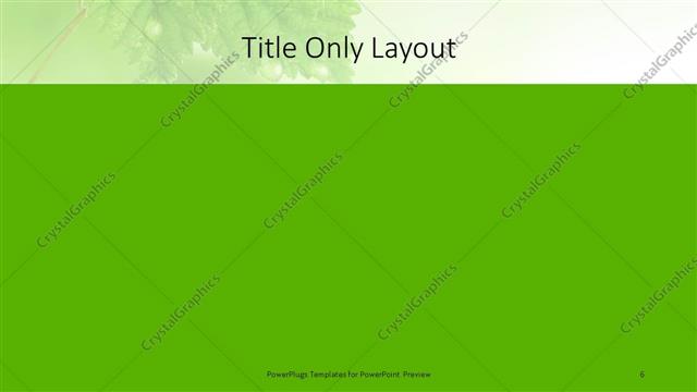 Title Only presentation slide layout