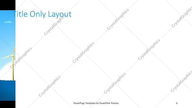 Title Only presentation slide layout