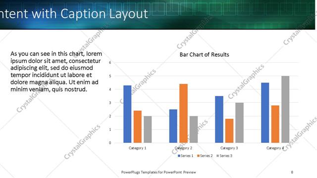 Content with Caption presentation slide layout