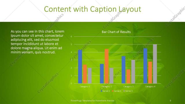 Content with Caption presentation slide layout