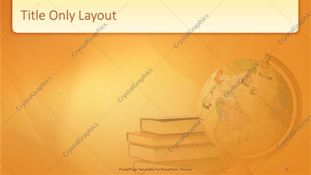 Title Only presentation slide layout