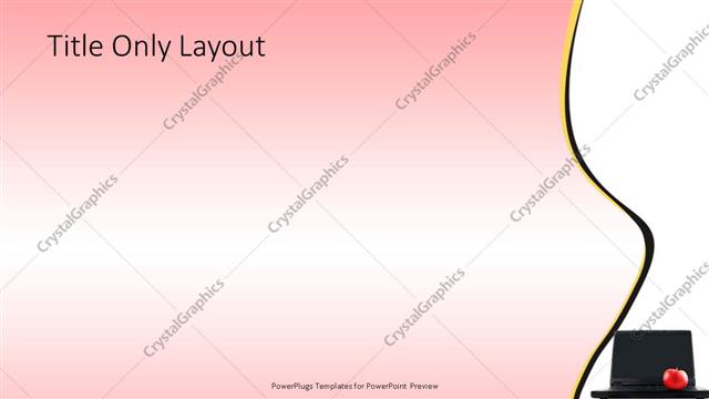 Title Only presentation slide layout