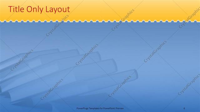 Title Only presentation slide layout