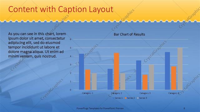 Content with Caption presentation slide layout