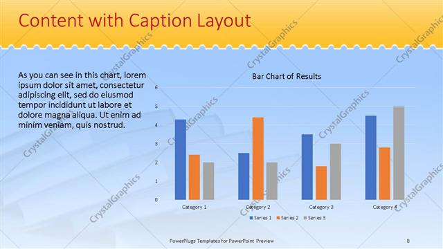 Content with Caption presentation slide layout