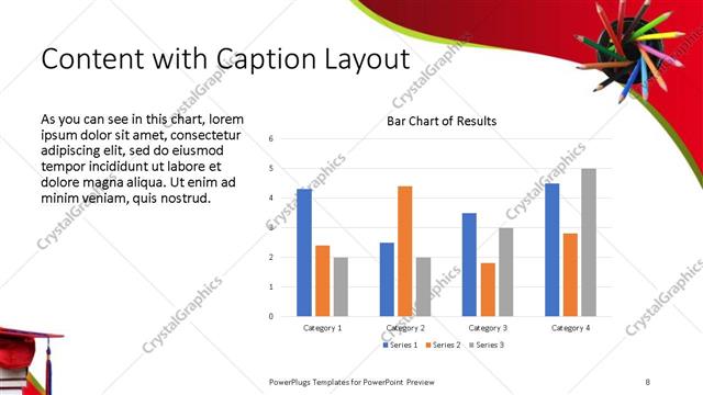 Content with Caption presentation slide layout